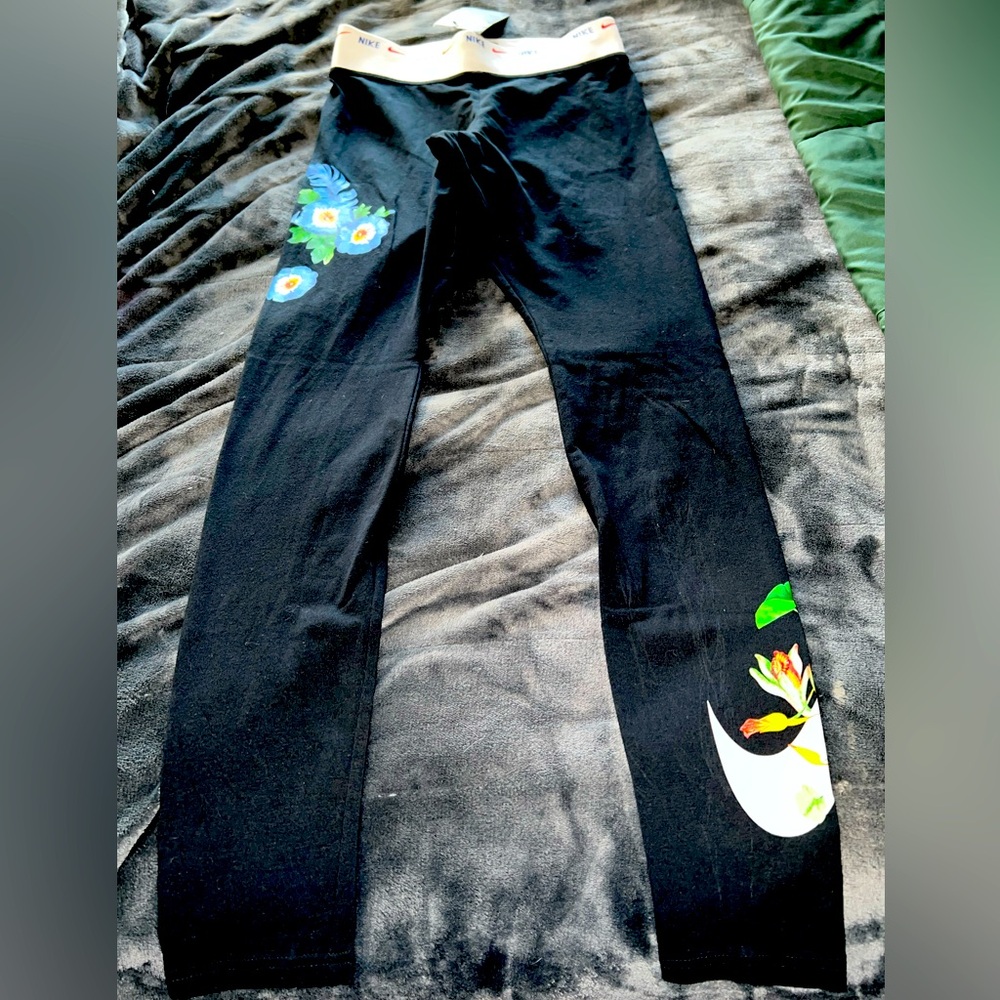 New Nike Ultra Femme Leggings Floral Graphic Yoga Sz S